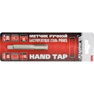 Метчик ручной М6*1,0 мм, Р6М5//MATRIX
